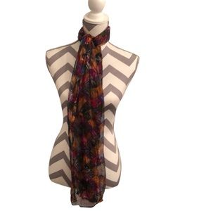 Multi-colored Rayon Scarf-01